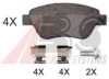 A.B.S. 37360 OE Brake Pad Set, disc brake